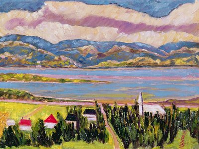 St. Germain, Quebec by Patricia Contemporary Artist Eyre